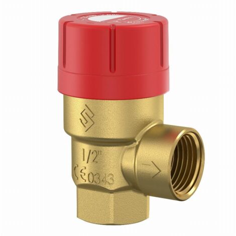 Soupape de sécurité sans mano PRESCOR 1/2 NF 3BAR - FLAMCO - 27609 (1/2)
