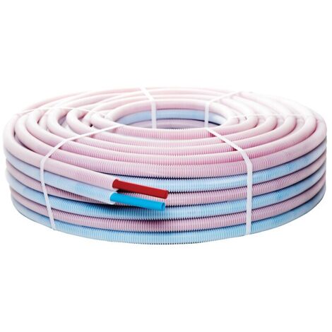 Tube PER duo pré-gainé 13x16 - 50 mètres - AURAY MANAGING SL (PIPEX)