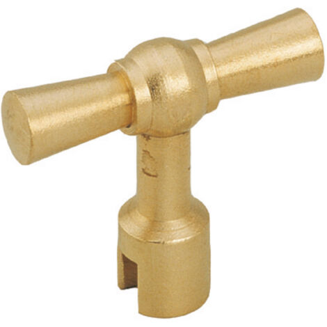 GRK – Clé laiton pour robinet à cache entrée 12-15-20 – Type à main – Pour têtes Ø 12x17, 15x21, 20x27 – Unité de vente 1 pièce