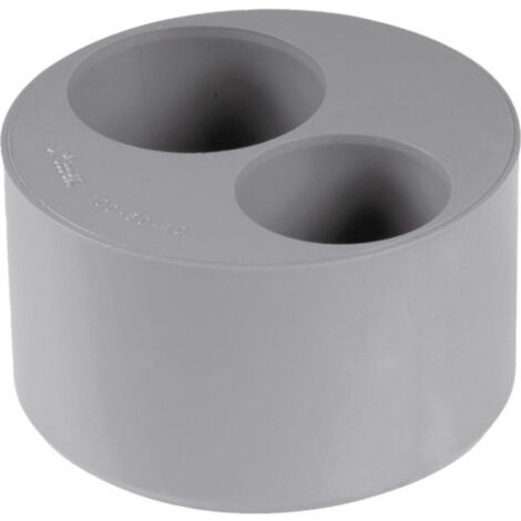 Tampon de réduction triple diamètre 100-40-40-32 T443 - RACCORDS ET PLASTIQUES NICOLL SAS (1/2)