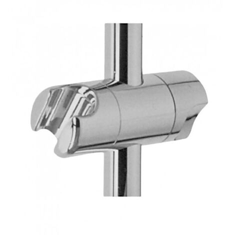 Valentin – Curseur barre de douche réglable 22 mm – Support douchette en ABS chromé – Installation rapide – Ajustement facile avec bouton rotatif