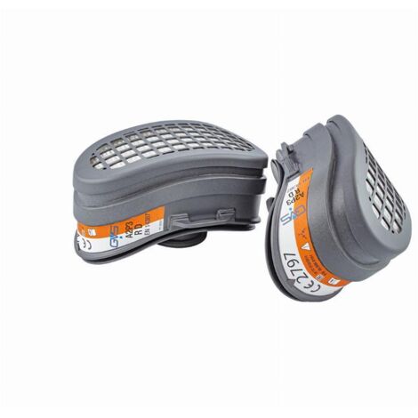 Filtres Gaz / Poussières A2P3 SPR670 – Protection contre gaz organiques et poussières – Compatible masques Elipse SPR669 et SPR674 – GVS