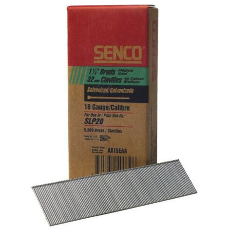 Pointes 45mm têtes hommes galvanisées AX boîte de 5000 - SENCO - 106010