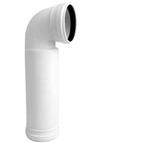 Regiplast – Raccord coudé recoupable D 90-100 mm – Sortie verticale ou horizontale – Joint démontable pour bâti-support (1/5)