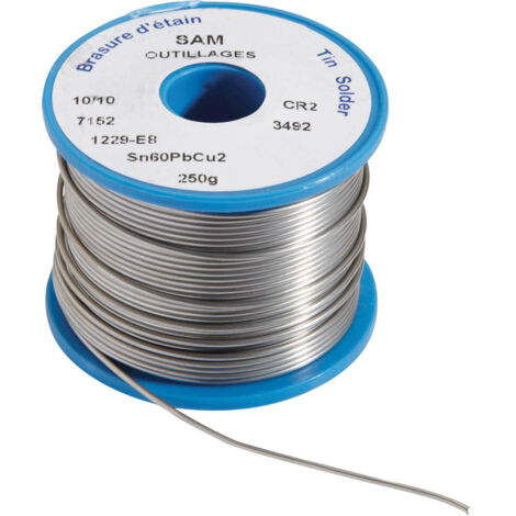 Bobine 100 grammes de soudure trimétal Ø 1 mm - 1229-E6 - SAM OUTILLAGE