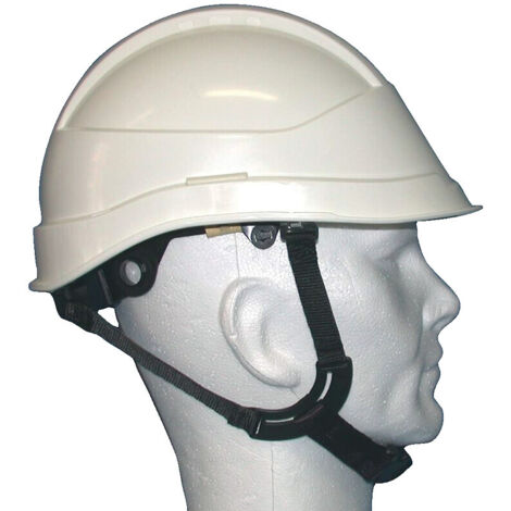 Casque KARA monteur avec jugulaire EBT blanc - ETABLISSEMENTS AUBOUEIX