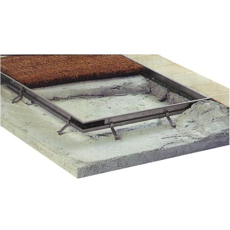 Profil de cadre pour tapis-brosse. aluminium anodisé. longueur 3 m - DINAC