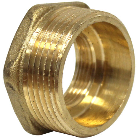 Watts – Raccord laiton mamelon réduit mâle/femelle 1'1/4-3/4' (33/42-20/27) – Pour installation sanitaire et chauffage – Étanchéité fiable