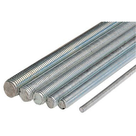 Lennie – Tige filetée zinguée blanche 1 m Ø 14 mm – Filetage métrique pas standard – Résistance Force 6,8 – TF1402B