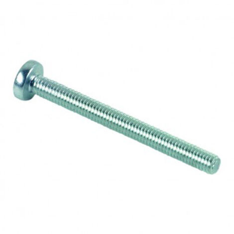 Vis à métaux tête cylindrique bombée large Pozidriv® Zingué - 4 x 12 mm - BIVI (1/2)