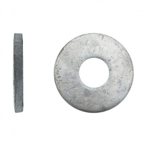 Rondelle plate pour boulon de charpente bois galvanisé D14 mm 16 x 45 x 5 mm - BIVI (1/2)