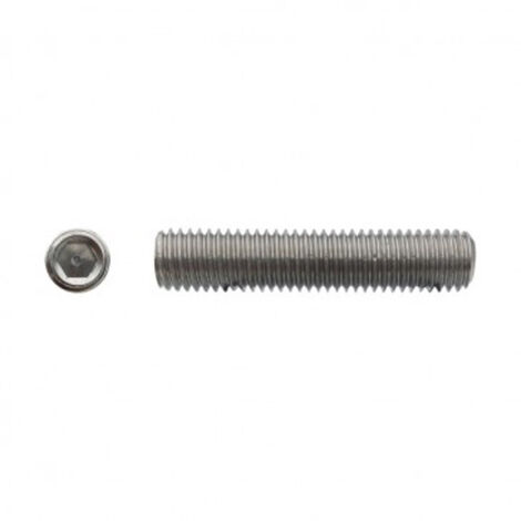 Vis sans tête à bout cuvette six pans creux (STHC) Inox A2 - 8 x 30 mm - BIVI
