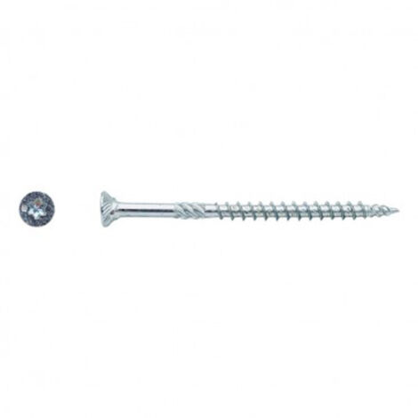 Vis bois TK3 tête fraisée Torx® filetage partiel Zingué - 5 x 80 mm - BIVI (1/2)