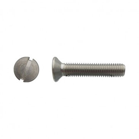Vis à métaux tête fraisée fendue Inox A2 - 5 x 10 mm - BIVI (1/2)