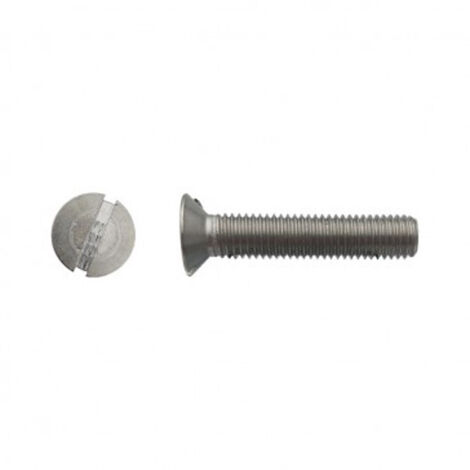 Vis à métaux tête fraisée fendue Inox A4 - 8 x 60 mm- Vendu par 100 (1/2)