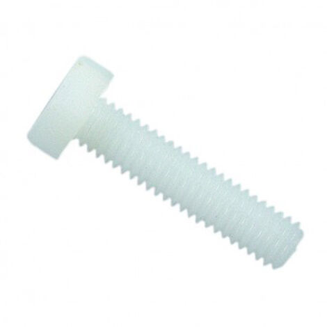 Vis tête hexagonale totalement filetée PA 6,6 naturel - 3 x 20 mm - BIVI (1/2)
