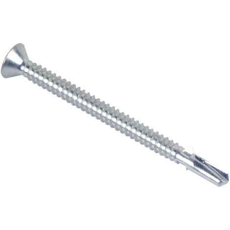 Vis autoperceuse à ailettes tête fraisée empreinte Torx® Zingué - 6,3 x 80 mm - BIVI (1/4)