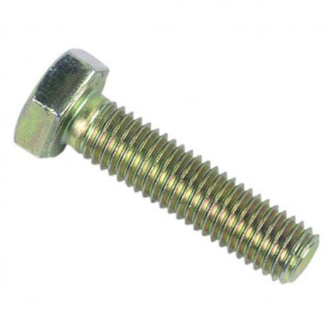 Vis tête hexagonale totalement filetée classe 8,8 Zingué CR3 200HBS ou bichromaté - 6 x 40 mm - BIVI (1/2)