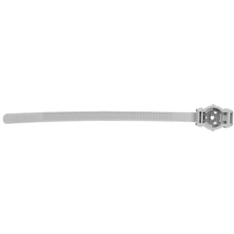 Embase plastique PULSA TIE-CLIP pour fixation de câbles, gaines et tubes IRL de 16 à 32 mm - boîte de 100 - SPIT