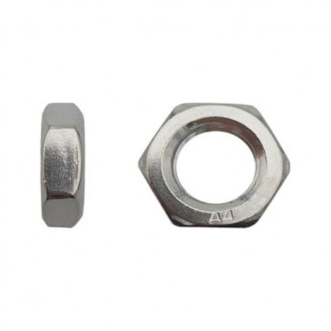 Écrou hexagonal (HM) bas DIN 439 Inox A4 - 8 mm - BIVI (1/2)