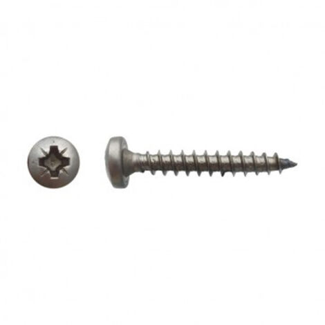 Vis pour panneaux agglomérés tête cylindrique Pozidriv® Inox A2 - 4,5 x 20 mm - BIVI (1/2)