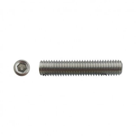 Vis sans tête à bout plat six pans creux (STHC) Inox A2 - 3 x 10 mm - BIVI (1/2)