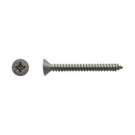Vis à tôle tête fraisée Pozidriv® Inox A4 - 3,5 x 15,9 mm - BIVI (1/2)