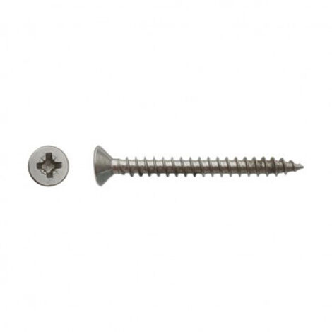 Vis pour panneaux agglomérés tête fraisée Pozidriv® Inox A2 - 3,5 x 50 mm - BIVI (1/2)