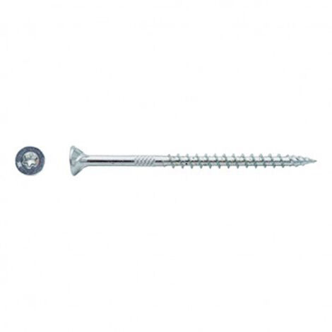 Vis bois FX5 tête fraisée Torx® filetage partiel Zingué 4,5 x 60 mm - BIVI (1/2)