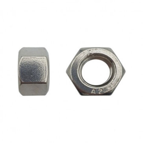Écrou haut h=d Inox A2 - 6 mm - BIVI (1/2)