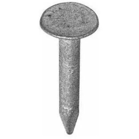 Pointe ardoise tête extra-large galvanisée en cartouche de 5 KG 3 x 35 mm galvanisée - PATE