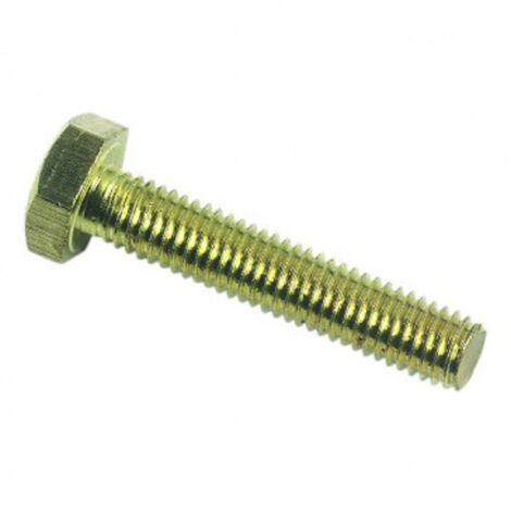 Vis tête hexagonale totalement filetée Laiton - 5 x 12 mm - BIVI (1/2)