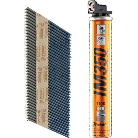 Paslode - clous bande papier 2,8x51 cranté galv+ d-tête +gaz im350