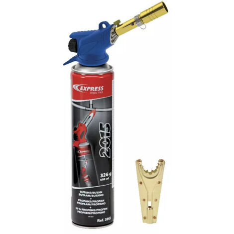 Guilbert Express – Chalumeau soudeur à flamme bi-gaz – Gaz propylène + butane + propane – Débit 100g/h – Température jusqu'à 2400°C