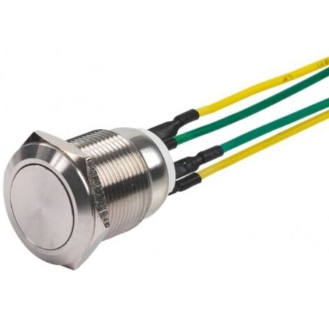 Bouton poussoir PB à encastrer NO+NC seul diamètre 19 mm 4 FILS SOUD2S - SEWOSY