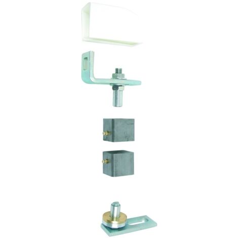 Pivot de portail métallique SERIE 100 avec cheville pour tube de 30 x 30 mm - TORBEL INDUSTRIE