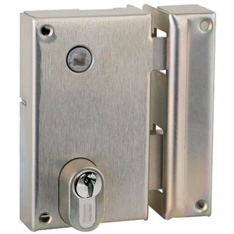 Serrure En Applique 7217 Pourcylindre Profil Europeen - Verticale - Fo Uillot - Gauche