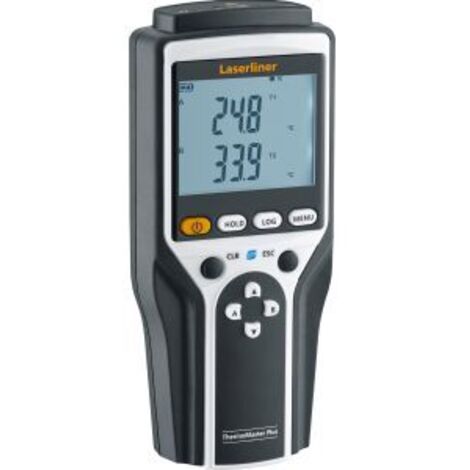 Thermomètre ThermoMaster Plus Set 2 canaux pour éléments thermiques du type K / J / T / E 150°/+1370° bluetooth - LASERLINER (1/5)