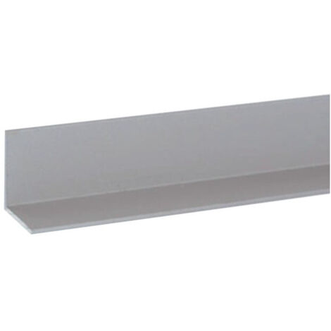 Cornière 20 x 20 x 1,5 mm longueur 3 m alu anodisé argenté DUVAL 41 0102 5033