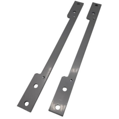 Plaque de montage pour ferme-portillon DC630G argent - STREMLER
