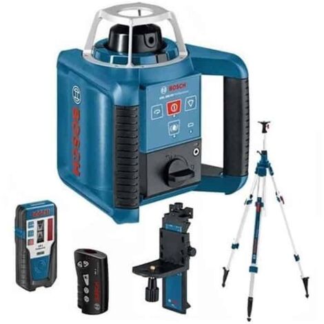Pack intérieur : Laser Rotatif automatique BOSCH GRL 300 HV + Trépied 2.95M BT300 - 061599403X (1/10)