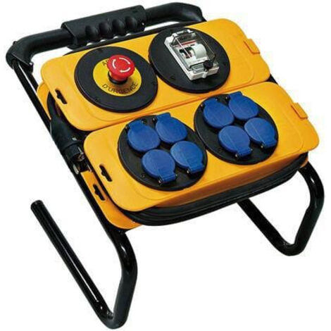 Brennenstuhl – Coffret électrique mobile SC 8M – 8 prises 2P+T 16A 230V – Disjoncteur différentiel 30mA – Câble H07RNF 5m IP44 - 5ip44 (1/5)