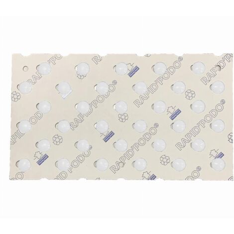 Pastilles podotactiles adhésives Rapidpodo WATTELEZ pour intérieur - 165 pastilles - Blanc - 630099BADH