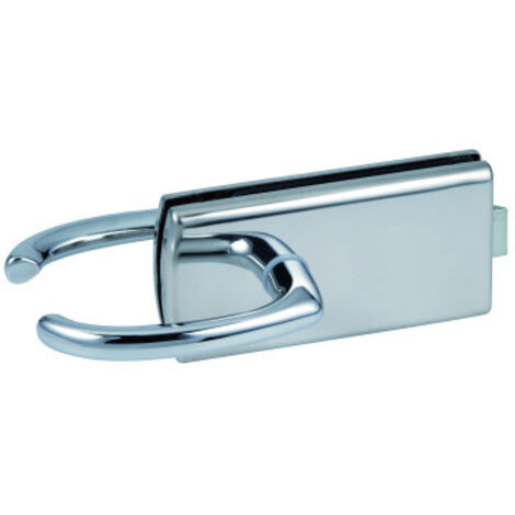 Assa Abloy – Serrure électrique BDC LAGUNE 4301 – Argent brillant – Montage sur encoche 64A – Réversible pour portes en verre 8mm