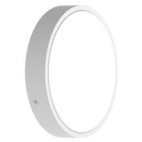 Hublot plafonnier LED BULKHEAD ROUND Multi Color / Multi Lumen - 262 x 73 mm - 1220 Lm - 4000 K - blanc - LEDVANCE (1/2)