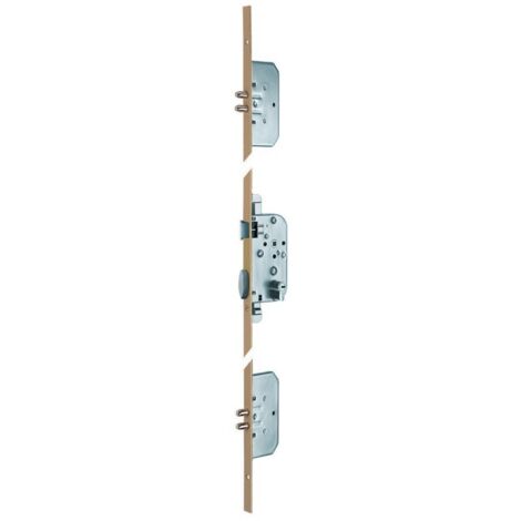 Vachette – Serrure multipoint en applique 5 points – Axe 50mm – Pênes ronds pour sécurité renforcée – Têtière 2040 – 18050000