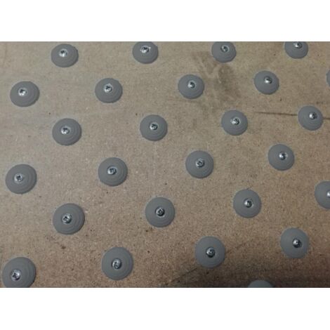 Pastilles podotactiles à visser Waccess WATTELEZ - 200 vis inox + gabarit Gris - 630073G