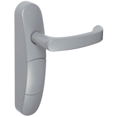 Demi-ensemble réversible avec béquille débrayable sans cylindre à condamnation aluminium - JPM - EN3100-01-0A