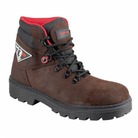 Chaussures de sécurité hautes PRO BTP marron (BACOU) HONEYWELL S3, CI, SRC - Pointure: 45