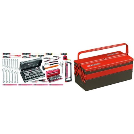 FACOM - Boîte métal 5 cases - 2050.M100A - Ce produit de marque FACOM est neuf.